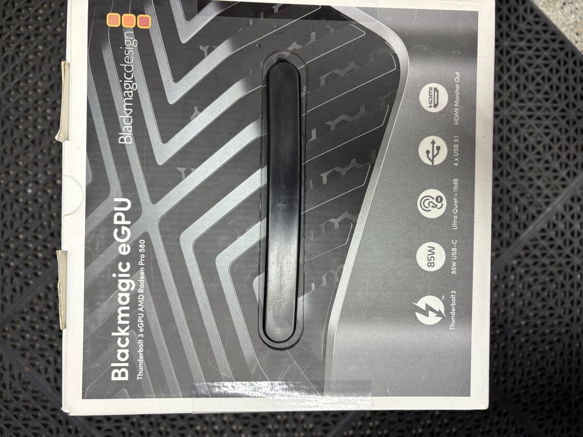 Blackmagic Design T3 RX 580 8GB GDDR5 External Graphics Processor