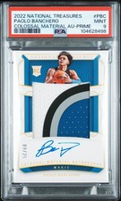2022 NATIONAL TREASURES CLSL MAT AUTOS PRIME #PBC PAOLO BANCHERO 9/25 PSA 9