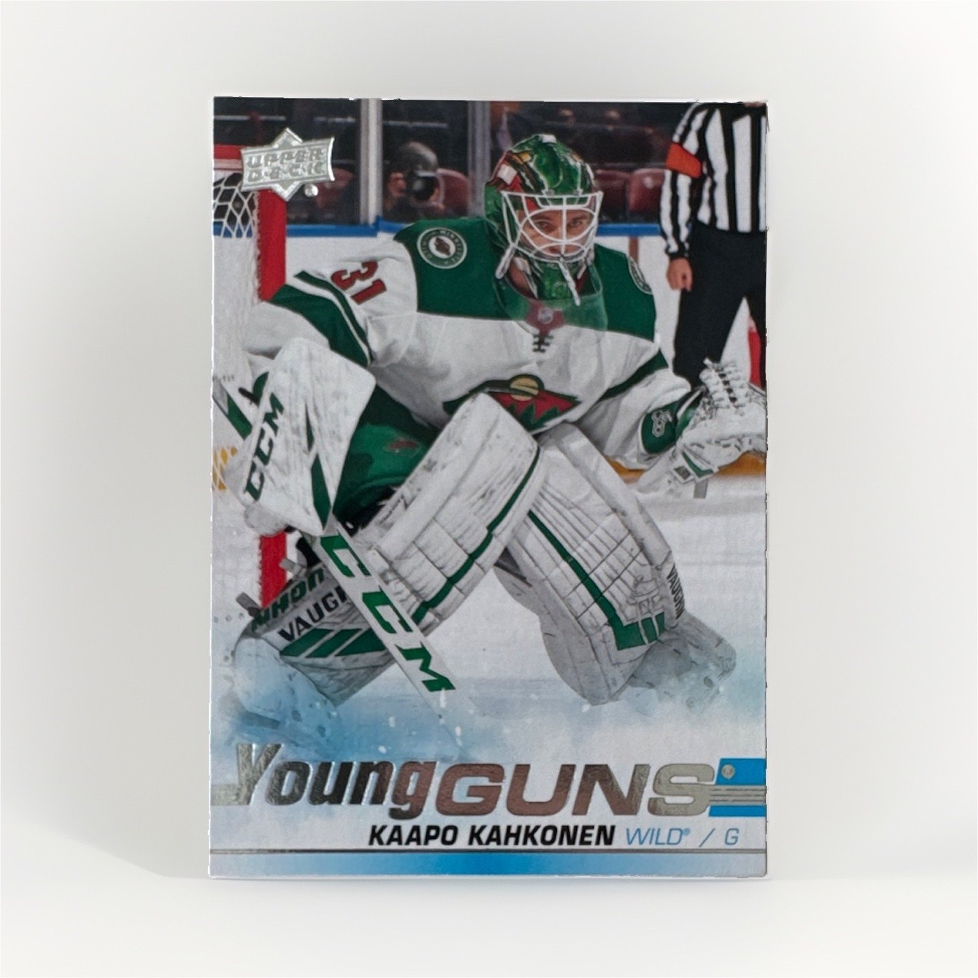 Upper Deck Young Guns Rookie Insert Kaapo Kahkonen Minnesota Wild 2019-20 #470