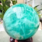 23.02LB Natural Green Fluorite Crystal Ball Sphere Polished Healing Decor Gift — photo 10