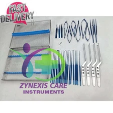 Neuro Surgical Instruments set of 40 Kit & Micro Ophthalmic surgery instruments