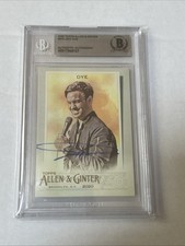Jeff Dye Signed 2020 Topps Allen And Ginter Auto Beckett Bas Slab