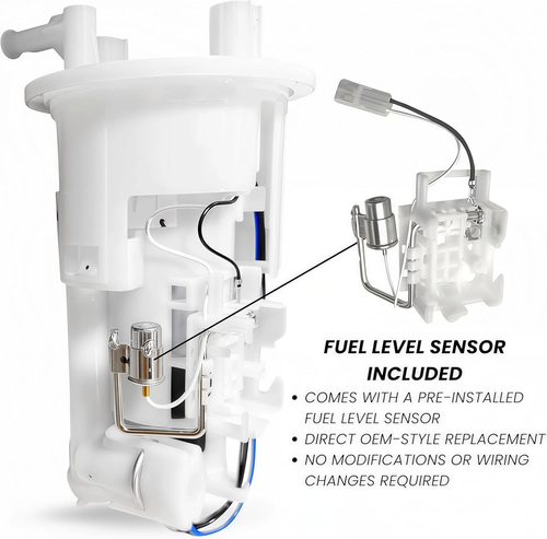 New Motorcycle Fuel Pump 19B-24486-01-00 For Yamaha YZF-R1 R6 2002-2006 - Picture 9 of 13