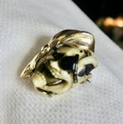 old '50s Figural HANNYA MASK Devil PIRATE BROOCH Florenza Dan Kasoff NOH rare — photo 2