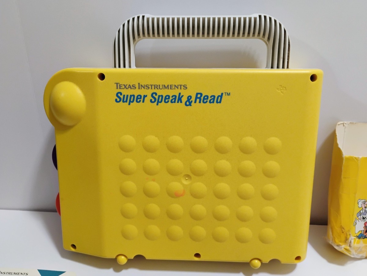 Vntg 1996 Texas Instruments Super Speak & Read Activity Learning