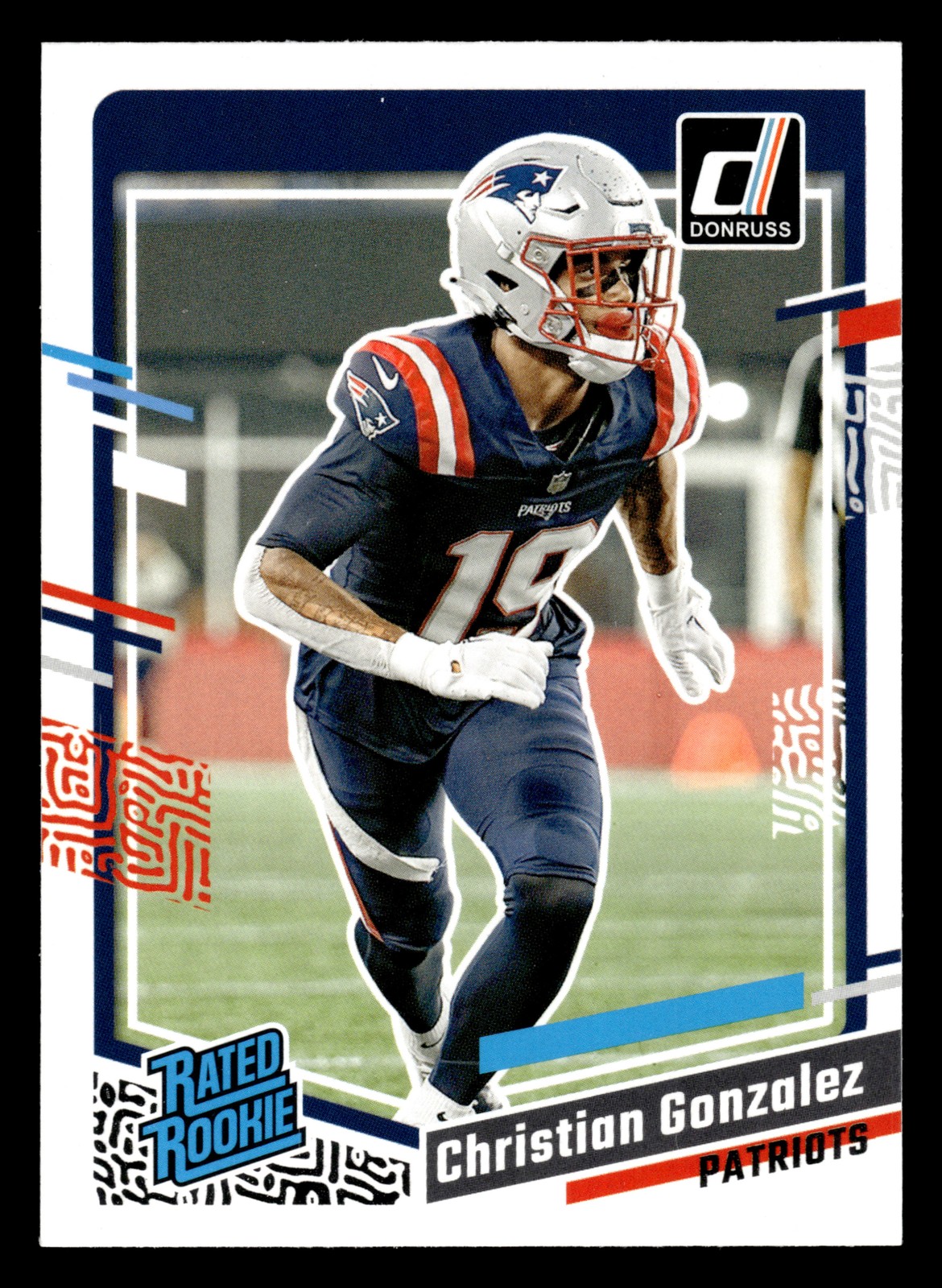 Christian Gonzalez 2023 Donruss #369 New England Patriots