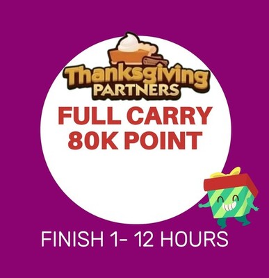 MONO_POLY_GO THANKSGIVING PARTNERS EVENT  FULL CARRY SERVICE 12 HOURS COMPLETED 