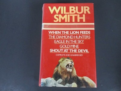 Selected Works: Wilbur Smith Hardcover HCDJ  1964 Gold Mine/Eagle in the Sky/Whe