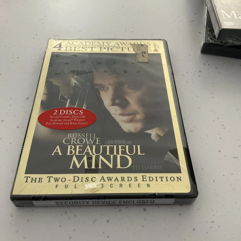 A Beautiful Mind (DVD, 2002, 2-Disc Set, Full Frame) NEW, Sealed, Awards Edition - Image 2 of 4