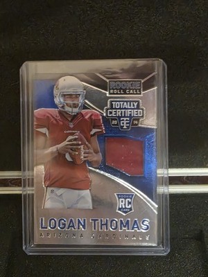 2014 Panini Totally Certified - Rookie Roll Call Jersey Logan Thomas #RRC-LT /50