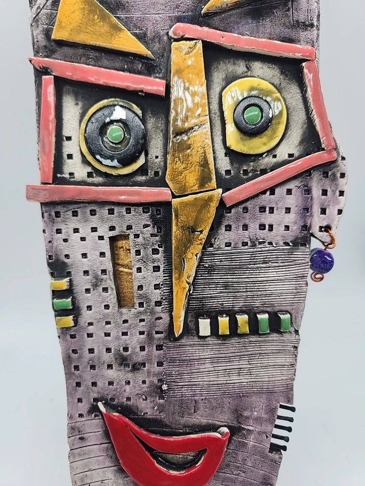 Dianne Story‑Cunningham  Abstract Ceramic Clay Mask gallery-featured artist  - Image 3 of 4