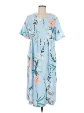 Unbranded Women Blue Casual Dress M