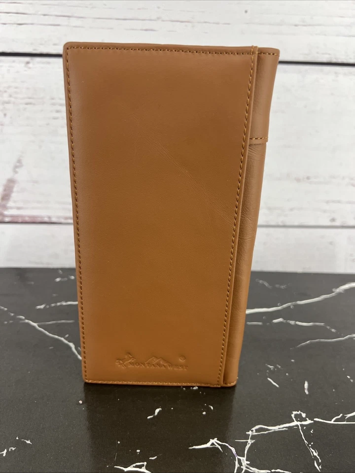 Montana west Men's Wallet Cactus concho Brown Genuine Leather & Cow Hair - Image 4 of 4