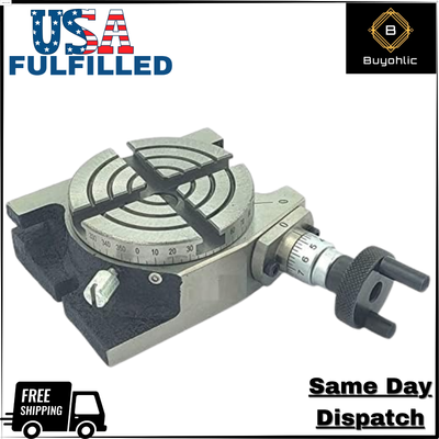#ad Small HV 3quot; Inch II 80 mm Rotary Milling Table USA FULFILLED $63.64