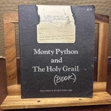 Book Monty Python And The Holy Grail  1977  A First Draft Edition