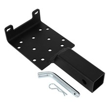 Fits Atv Utv Cradle Mounting Bracket 2 Receiver Trailer Hitch Winch Mount Plate