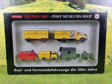 1:87 Wiking PMS 82-07 Set Edition 2003 Post- und Fernmeldefahrzeuge OVP / K11