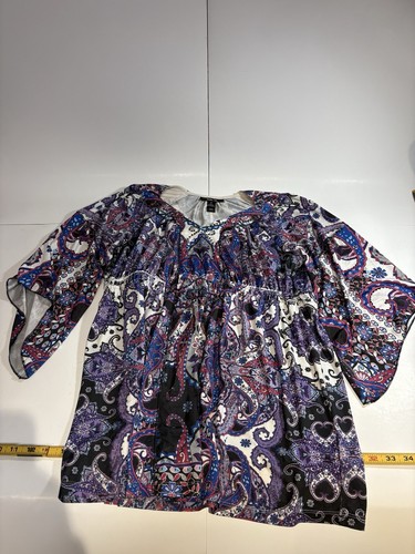 Style & Co Bluse Größe M bunt und gemustert