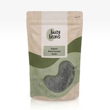 Organic Black Sesame Seeds -Certified Organic- by Busy Beans Organic