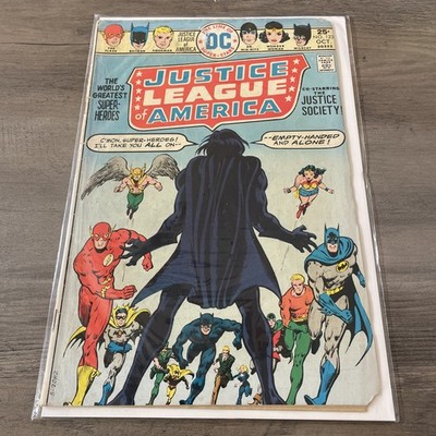 JUSTICE LEAGUE OF AMERICA JLA #123 DC COMICS 1975 BRONZE AGE