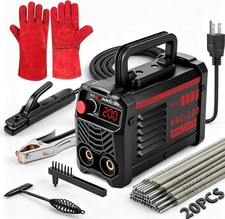 Hpoouo 200Amp Portable Stick Welder 110V IGBT...