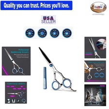 Stainless Steel Hair Cutting Scissors 6.5 Inch Salon  Home Use Barber Shears