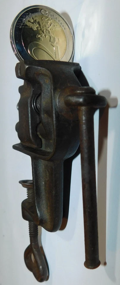 ANCIEN MINI ETAU DE BIJOUTIER, ORLOGER, ORFEVRE, MAQUETISTE. Mors de  21mm - Photo 4/4