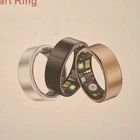 Activity Tracker Smart Ring Heart Rate Monitor Silver Black Gold Android iOS