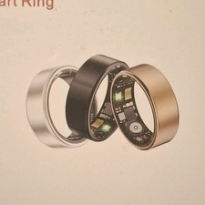 Activity Tracker Smart Ring Heart Rate Monitor Silver Black Gold Android iOS