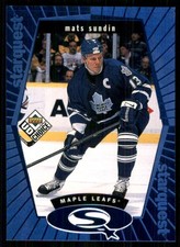 1998-99 UD Choice StarQuest Blue #SQ19 Mats Sundin Toronto Maple Leafs TW3245