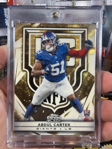 2025 Topps Chrome Black Abdul Carter Superfractor SSP 1/1 Case Hit RC Variation