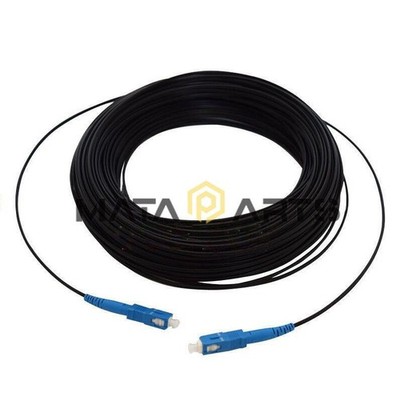 FTTH Fiber Optic Drop Cable Patch Cord SC to SC   SM Jumper  100M #pk