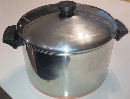 1801 Revere Ware 6 Qt. -92k Stock Pot With lid - Clinton Ill.