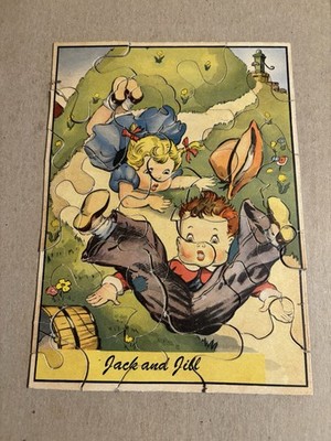 Vintage Jack & Jill Jigsaw Puzzle 
