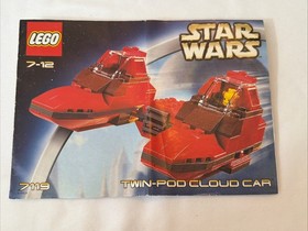 Lego Star Wars Set #7119 Twin-Pod Cloud Car - 100% Complete W/ Instructions