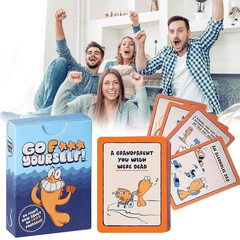 Classic Interactive Fun Adult Go Fish Game for Family Card Games Great Gift NEW - Image 3 of 4
