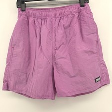 SAXX Go Coastal 2N1 Volley Swim Shorts Men Medium Purple BallPark Pouch 5 Inseam