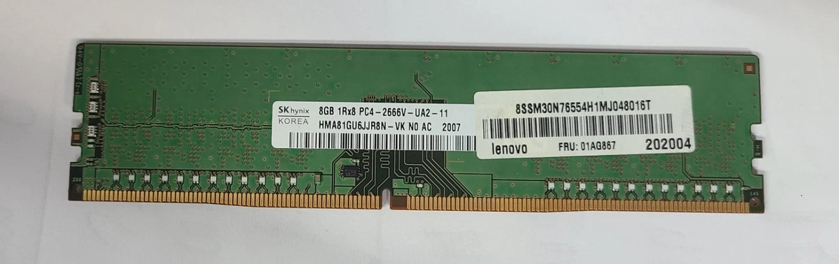 SK hynix Computer RAM 8 GB Capacity per Module for sale | eBay