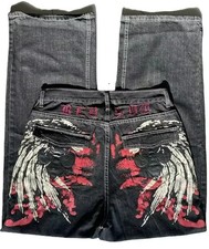 Baggy Wide Leg Jeans Streetwear Y2K Skater Gothic Alternative Unisex