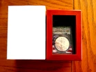 2021 $1 Silver Eagle ANACS MS70 First Day of Issue in Wooden Display Case L1