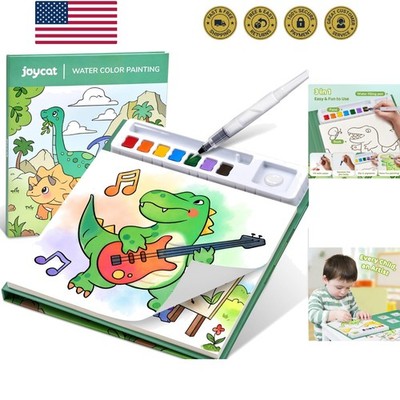 Paint with Water Coloring Books for Toddlers, Watercolor Painting Sets for Ki...