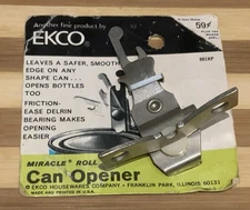 Vintage EKCO Miracle Roll CAN Bottle OPENER New NOS