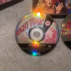 SEGA MEGA CD NIGHT TRAP ⭐⭐ BOXED COMPLETE  MANUAL RARE GAME ⭐⭐ & wolf child 