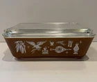 Pyrex Early American #0503 Vintage 1.5 Quart Casserole Baking Dish With Lid, USA