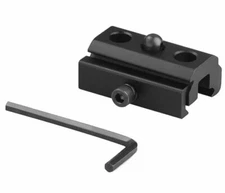 Harris Style Bipod Adapter to Weaver and Picatinny Rail - Black - Sling Adapter