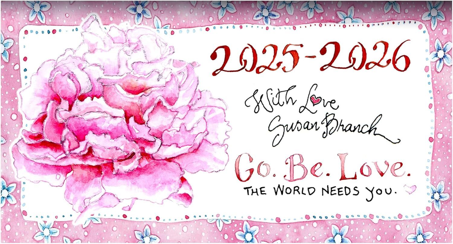 TF Publishing Susan Branch 2025-2026 2-Year Pocket Planner with 2-Page Monthly Layouts