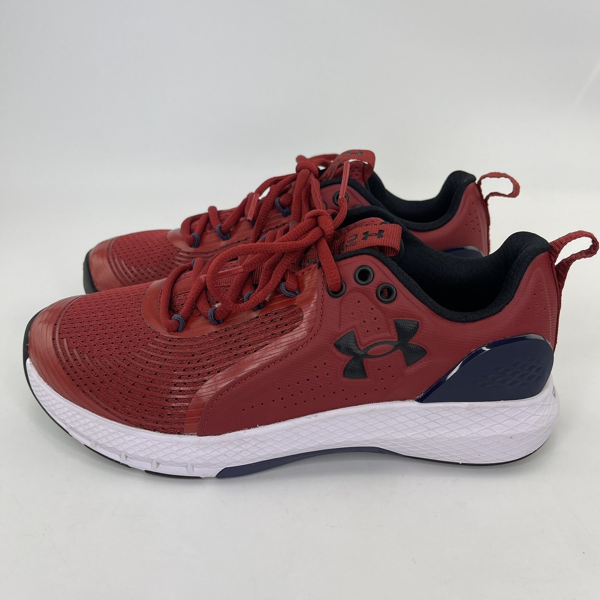 Under Armour Charged Commit 3 3023703 Red Running Shoes  display picture 2