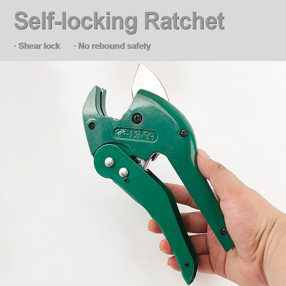 Heavy Duty PVC Pipe Tube Cutter Metal Handle 1-5/8''(42mm) Ratcheting Tool US - Image 4 of 4