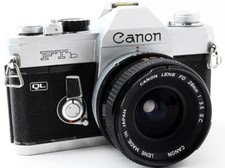 Exc 8 Canon FTb QL FD Lens 28mm f3.5 S.C. Flash others SLR film camera