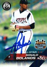 Ronald Bolanos 2019 Lake Elsinore California League All Star Game Signed Card